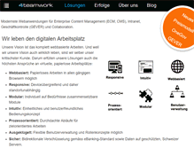 Tablet Screenshot of 4teamwork.ch
